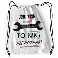 Plecak Dla Taty Sportowy Szkolny Worek Torba Z Nadrukiem Ze Zdjęciem