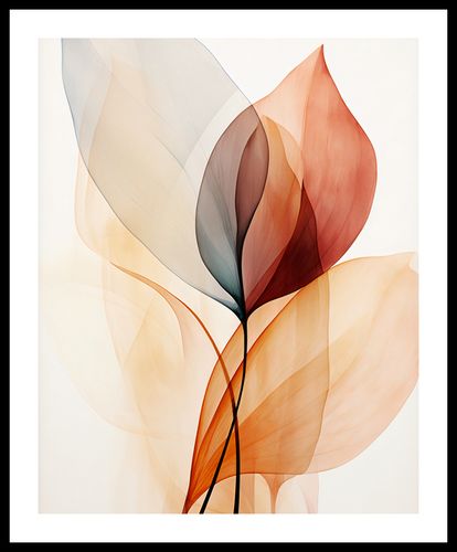 Plakat 40x50cm Eteryczne Liście na Arena.pl