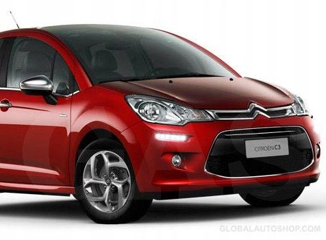 Citroen C3 - Chromowane Listwy na Grill Chrom Atrapy Zderzaka Tuning zdjęcie 2