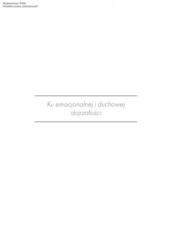 Wyjść poza schemat. Jak uwolnić się z emocjonalnych i duchowych pułapek na Arena.pl