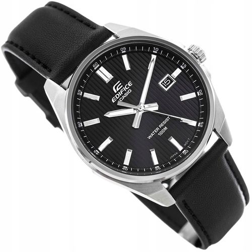 MĘSKI ZEGAREK CASIO EFV-150L-1AVUEF EDIFICE CZARNY NA PASKU DATOWNIK 100M na Arena.pl