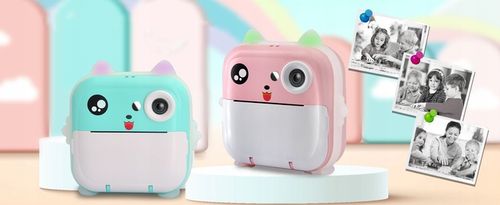 DRUKUŚ DRUKARKA APARAT NATYCHMIASTOWY FOTOGRAFICZNY MINI TERMICZNA RÓŻOWY na Arena.pl