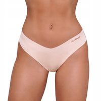 MAJTKI BEZSZWOWE BRAZYLIJSKIE BEŻOWE GŁADKIE 3 PAK - GymBeam M