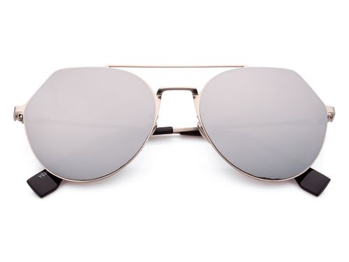 Lustrzane okulary retro na Arena.pl