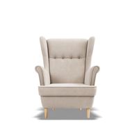 Fotel skandynawski, Myso Mini dla dzieci, 54x60x73 cm, beżowy | TYLETEGOTU