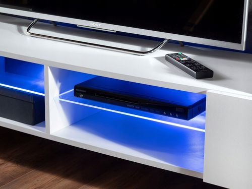 Pan Igiełka - Meblościanka do Salonu LED RGB Dąb Wotan, Zestaw Mebli na Arena.pl