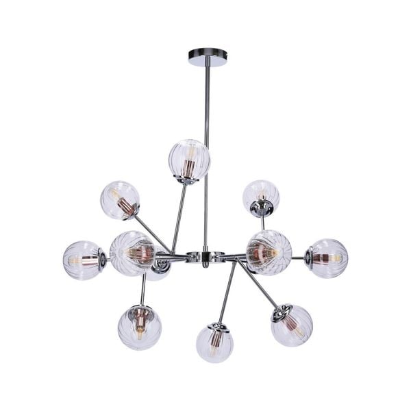 Best zwis 12x40W E14 chrom+miedź zdjęcie 1