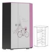 duża szafa do pokoju dziecka PARIS Y17 szafa narożna młodzieżowa