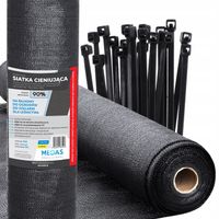 SIATKA CIENIUJĄCA 90% Na płot 1,5x10m grafit UV