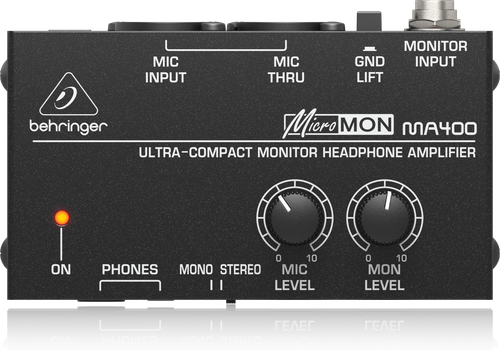 Monitor wzmacniacz słuchawkowy Behringer MA400 Jack 6,3 mm 3,5 mm XLR na Arena.pl