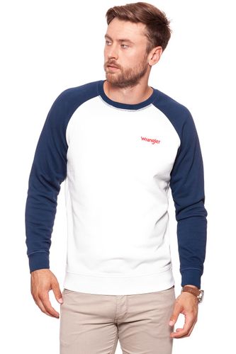WRANGLER RAGLAN SWEAT OFFWHITE W6547JA02 M na Arena.pl