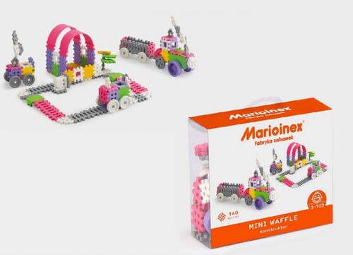 Multipak: Mini Waffle Konstruktor 140. Różowy x2 na Arena.pl