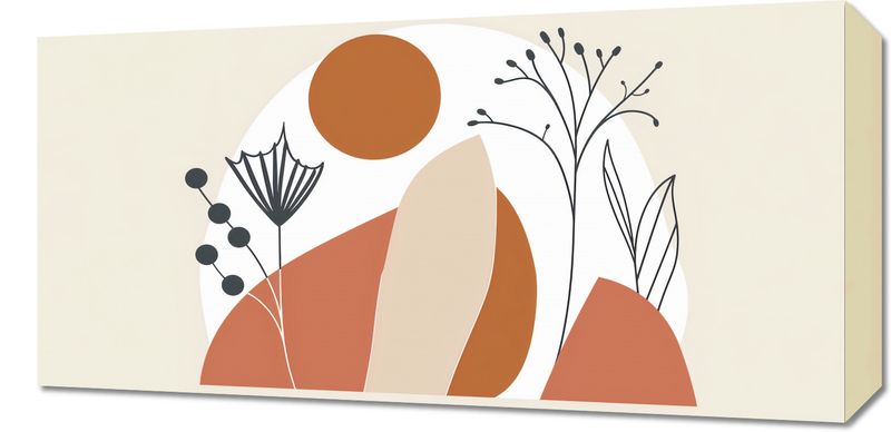 Obraz 60x30cm Organiczny Splot zdjęcie 1