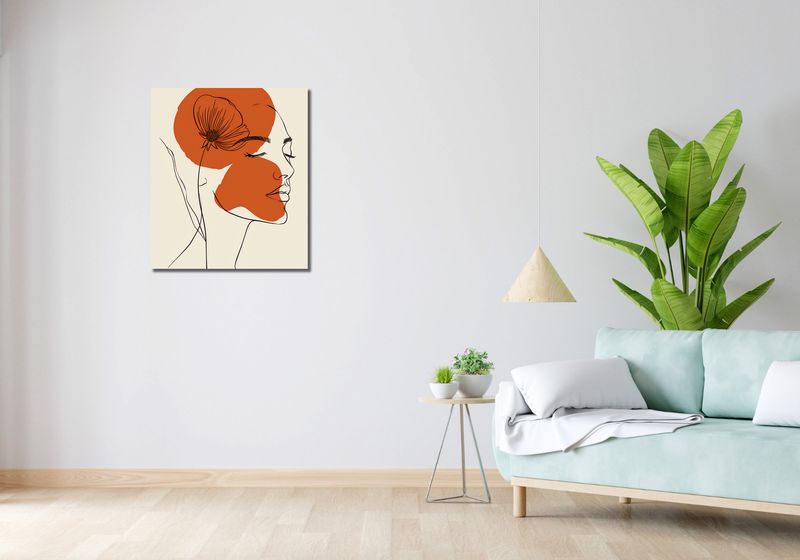 Obraz 60x70cm Ciepło Kwiatu zdjęcie 2