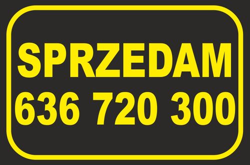 Tablica Szyld SPRZEDAM DOM DO WYNAJĘCIA 60x40cm na Arena.pl