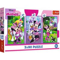 ND01_247678 PUZZLE 3x80 Minnie i przyjaciele /Dis