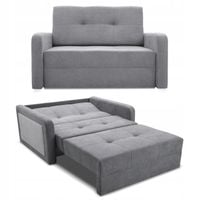 Kanapa FLINT fotel amerykanka szara QUEENS 23+21 plecionka PRODUCENT