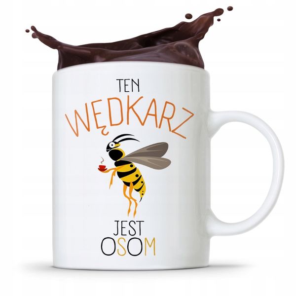 Kubek Prezent Wędkarza Ten Wędkarz Jest Osom Z Nadrukiem Ze Zdjęciem zdjęcie 1