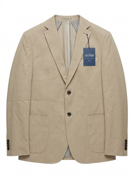 MARYNARKA T.M.LEWIN 60179-ADLEY TEXT WASHED 42L zdjęcie 1