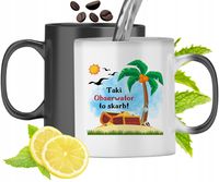 Dla Obserwatora Kubek Magiczny Na Urodziny Prezent Z Nadrukiem Ze Zdjęciem