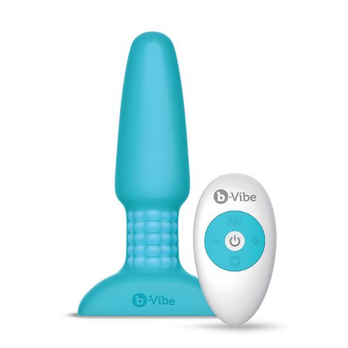 Plug analny - Bvibe Rimming Remote Control Plug Teal na Arena.pl