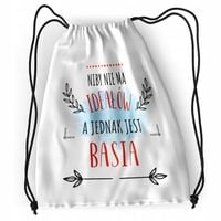 Plecak Dla Basi Sportowy Szkolny Worek Torba Z Nadrukiem Ze Zdjęciem