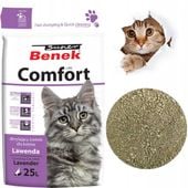 Żwirek dla kota Super Benek COMFORT LAWENDA 25l