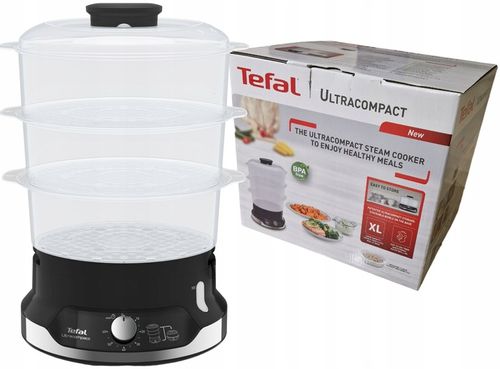 Parowar TEFAL UltraCompact VC2048 800W 9L 3 pojemniki Szybkowar na Arena.pl