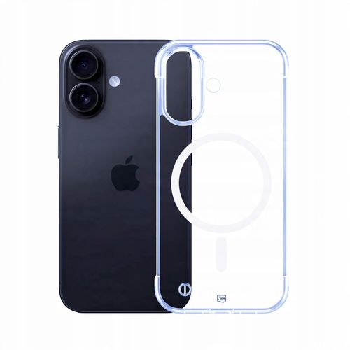 Ultralekkie etui na Apple iPhone 16 Plus - 3mk Just20g MagCase na Arena.pl