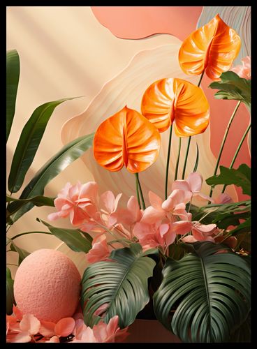 Plakat 40x55cm Pomarańczowy Raj na Arena.pl