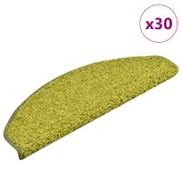 Maty na schody 30 szt. 65x21x4 cm Zielone półokrągłe duże