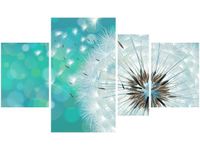 120CM 70 OBRAZ 4 ELEM PUSZYSTY DMUCHAWIEC ŚCIENNY