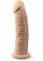 silex-d model 2 9" silikonowy anatomiczny z przyssawką, termoaktywny