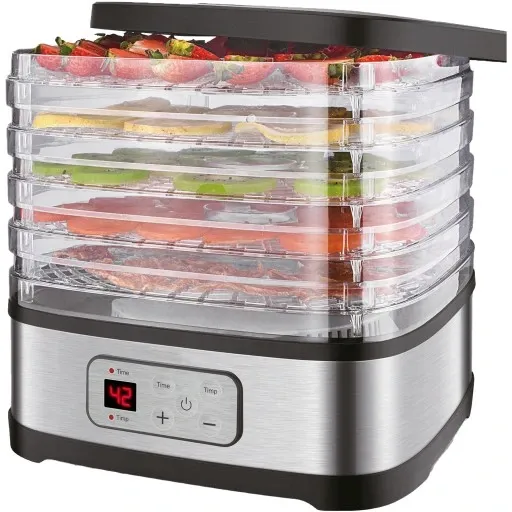 MOCNA SUSZARKA LCD DO GRZYBÓW OWOCÓW WARZYW EKO 5 SIT 240W REGULACJA ZESTAW zdjęcie 1