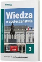 Podręcznik Wiedza o społeczeństwie 3. Zakres rozszerzony. Liceum i
