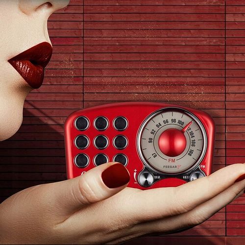 RADIO CZERWONE PRZENOŚNE DLA DZIECI RODZICÓW RETRO na Arena.pl