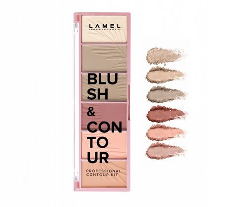 LAMEL Basic Paletka do konturowania twarzy Blush&Contour 16g na Arena.pl