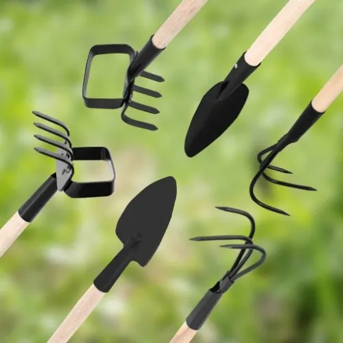 ZESTAW MINI NARZĘDZI OGRODNICZYCH 6SZT MOTYCZKA PAZURKI WIDEŁKI DO na Arena.pl