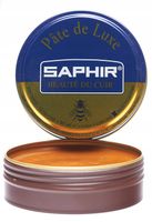 Pasta woskowa do skór - Saphir Pate de Luxe 03. Jasny Brąz