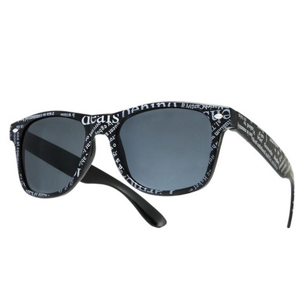 Okulary wayfarery NERDY kujonki - NEWSPAPER czarne zdjęcie 1