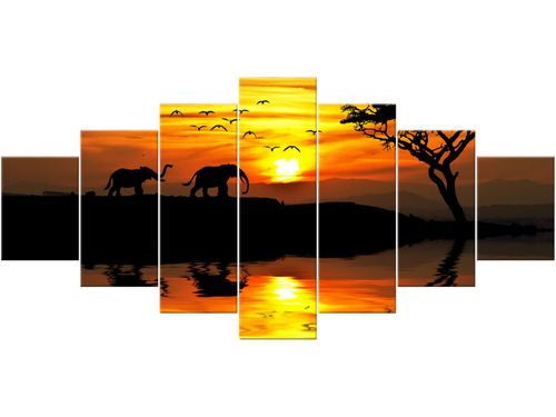 Obraz drukowany płótno 7 elementów 210x100 GRATIS na Arena.pl