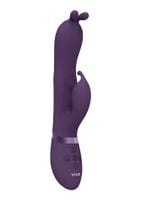 gada   vibrating bunny ear g spot rabbit with pulse wave shaft