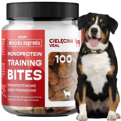 przysmaki dla psa cielęcina kąski monoproteinowe 150g wiejska zagroda na Arena.pl