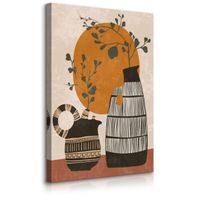 Obraz Do Salonu Japońskie Drzewka Martwa Natura Styl Boho 40cm x 60cm