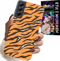 ETUI DO SAMSUNG GALAXY S22 - PLECKI W TYGRYSIE PASKI POKROWIEC +SZKŁO