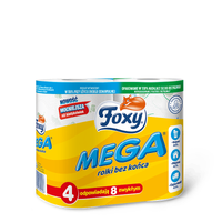 Foxy Mega Papier toaletowy 3-warstwowy - 4 rolki