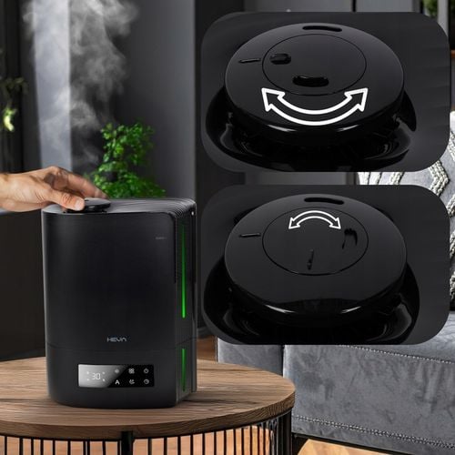 Nawilżacz powietrza WYDAJNY HIGROSTAT AROMATERAPIA DUŻY XL 5l dysza na Arena.pl