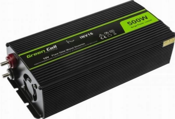 Green Cell 12V na 230V Czysta sinusoida 500W zdjęcie 1