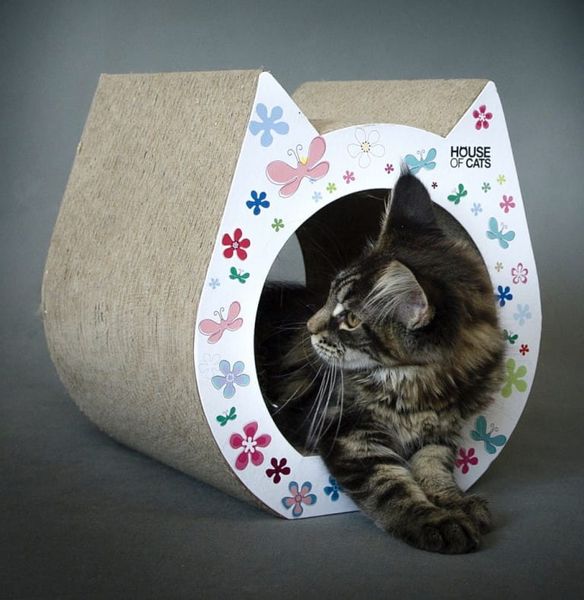 Drapak dla kota Small Cat Flowers zdjęcie 3