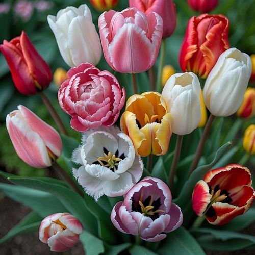 Tulipan polski mix odmian i gatunków 50 szt. 8/9 cebulki tulipanów na Arena.pl